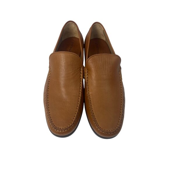 Johnston & Murphy Cresswell Venetian‎ Mens Leather Loafers 10.5M Cognac Slip-On main image 4